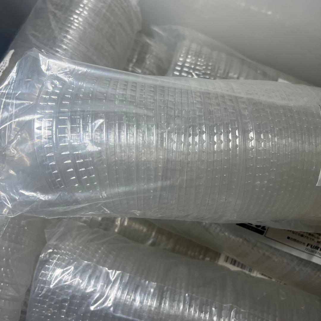 フジプラカップ専用フタ(業務用)１２オンス用 入数１６００枚（１００個×16本）