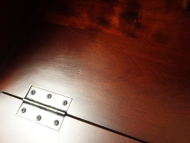 松本民芸家具　座ビューロー　ライティング　取手　座机　 再塗装済　ＵＳＥＤ