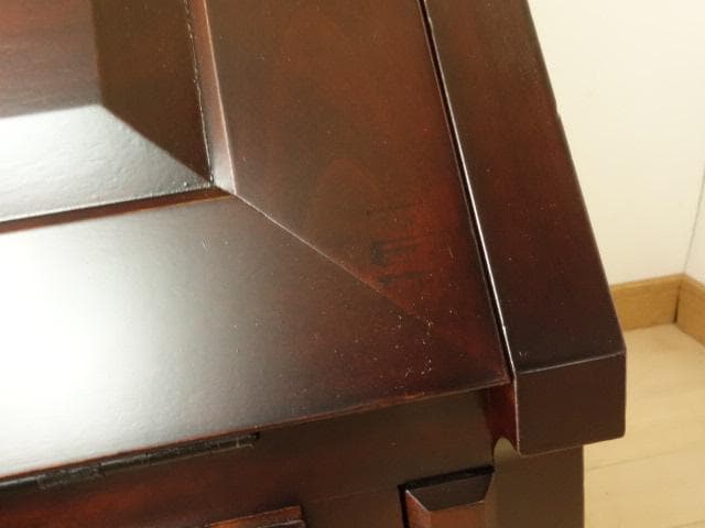 松本民芸家具　座ビューロー　ライティング　取手　座机　 再塗装済　ＵＳＥＤ