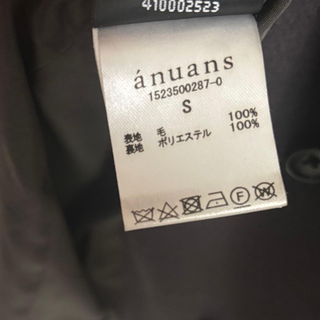 2023 anuans アニュアンス ウールトレンチコート