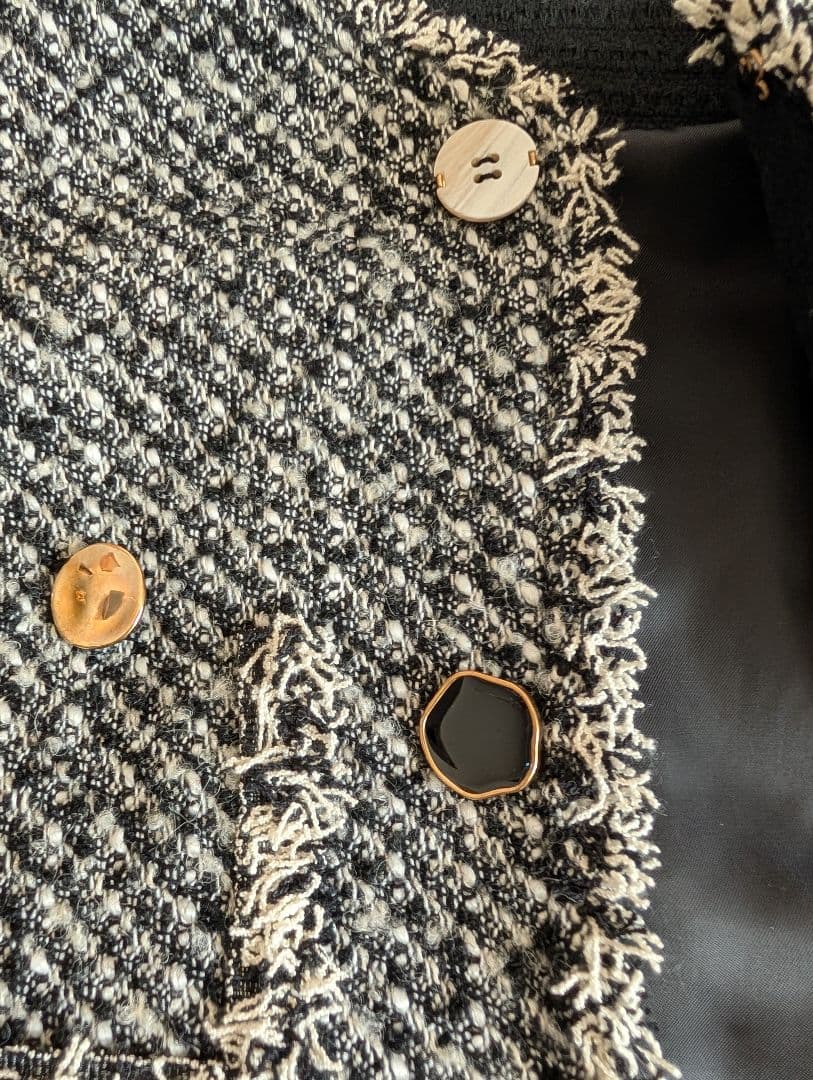 ✨美品✨　エイミーロウ ツィード MIXボタンベストジレ