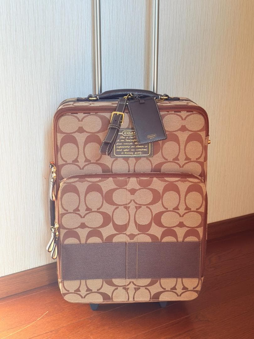 ✨美品✨COACH コーチ シグネチャー キャリーケース スーツケース 機内持込
