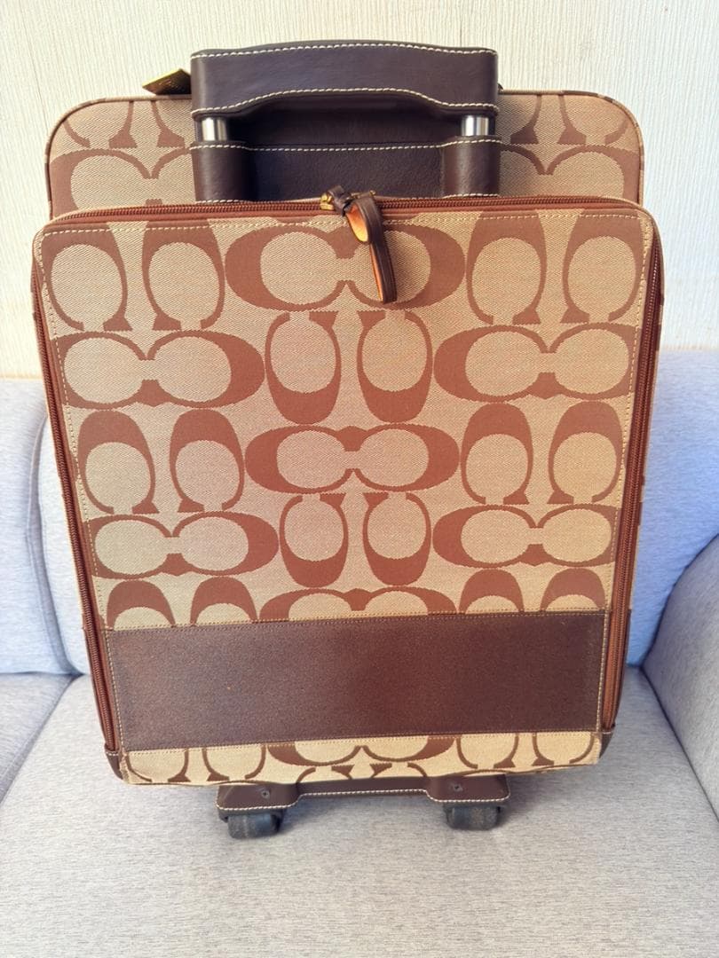 ✨美品✨COACH コーチ シグネチャー キャリーケース スーツケース 機内持込