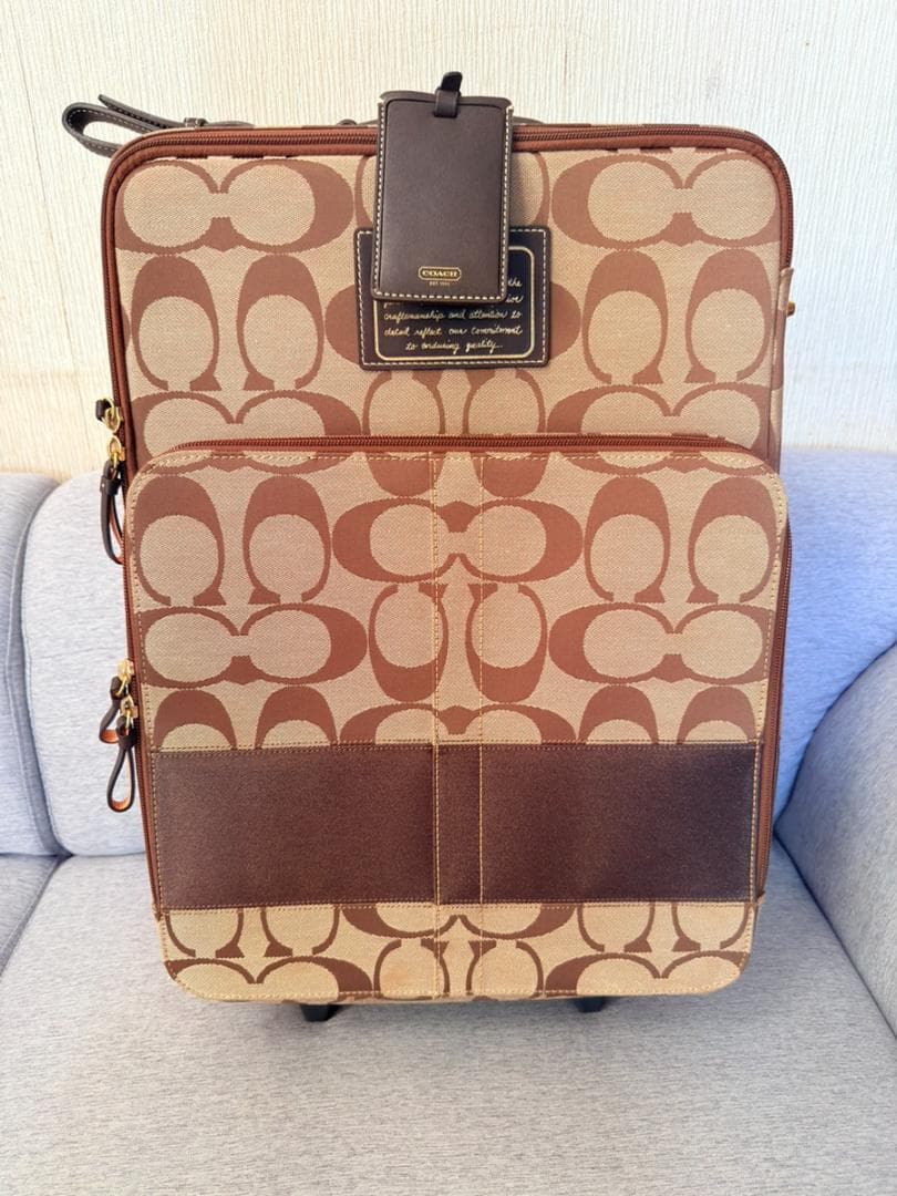 ✨美品✨COACH コーチ シグネチャー キャリーケース スーツケース 機内持込