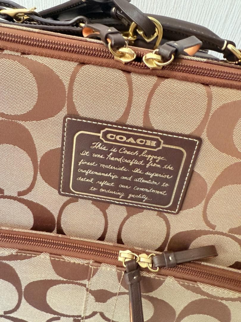 ✨美品✨COACH コーチ シグネチャー キャリーケース スーツケース 機内持込