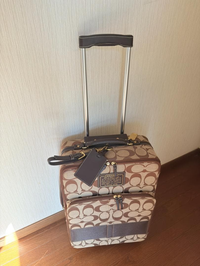 ✨美品✨COACH コーチ シグネチャー キャリーケース スーツケース 機内持込