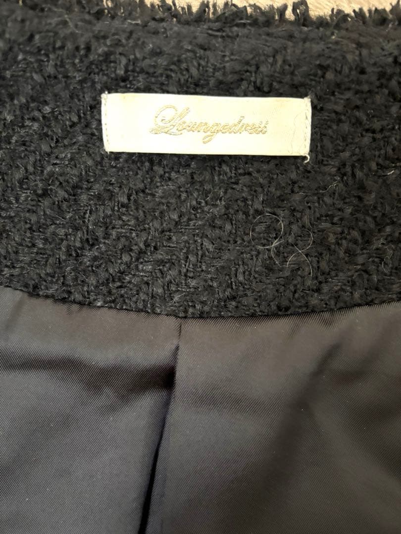 RLoungedress ラウンジドレス　金ボタン　ツイードジャケット
