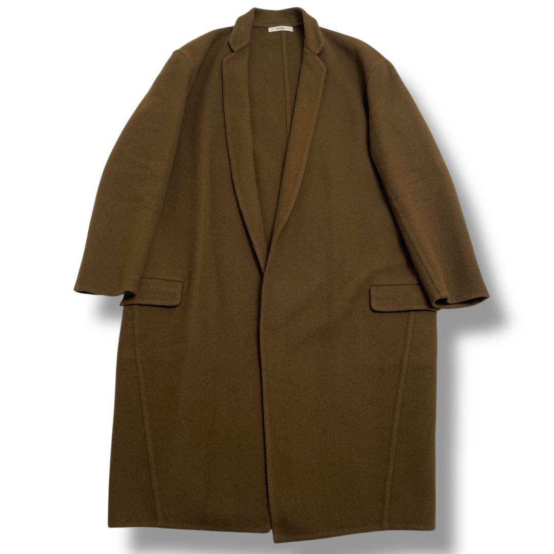 【カシミヤ100%】Celine エッグ クロンビー コート 34 フィービー期