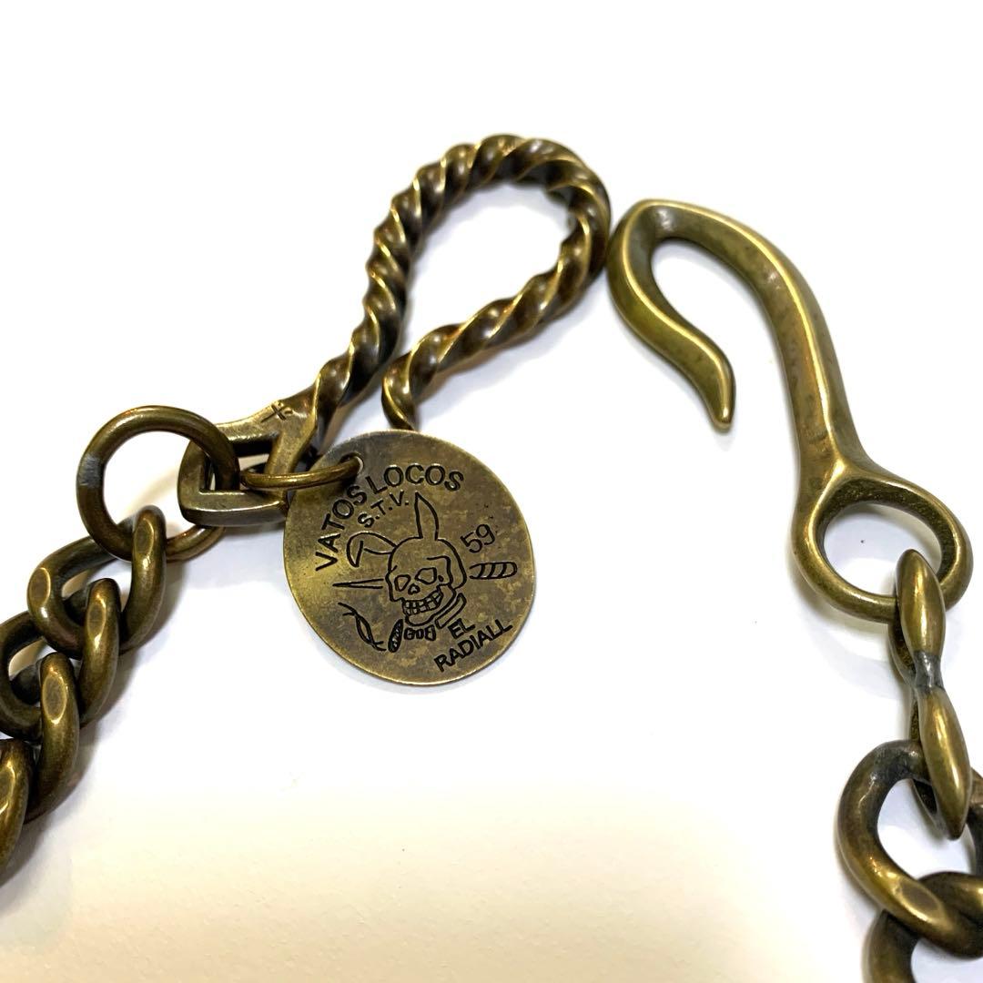 RADIAL twist brass wallet chainツイスト 真鍮