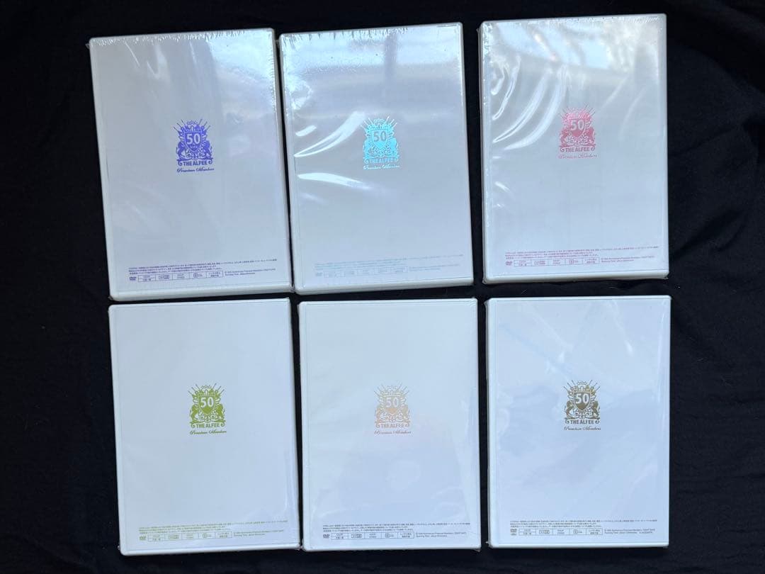 え*む様 THE ALFEE 50周年記念 プレミアムメンバーズDVD全6巻