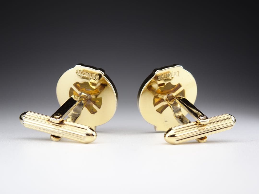 アンダーアーマー　バーバリー　グリーン　スケルトン　カフス　カフリンクス