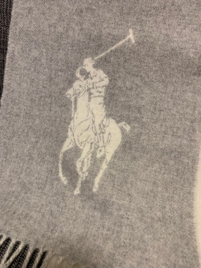 Ralph Lauren bigpony ウールマフラー