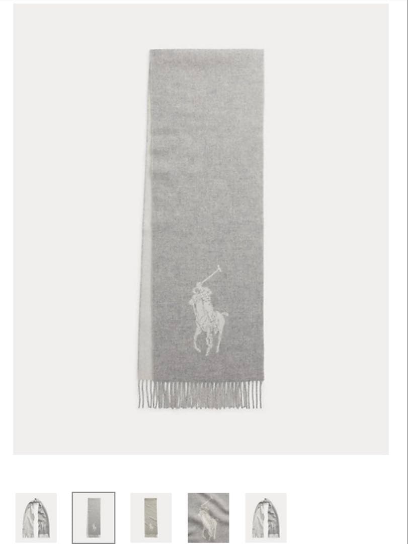 Ralph Lauren bigpony ウールマフラー