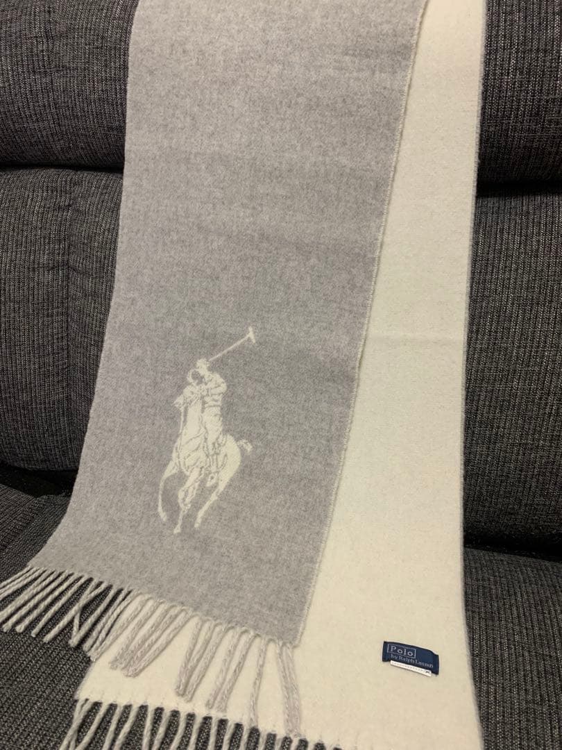 Ralph Lauren bigpony ウールマフラー