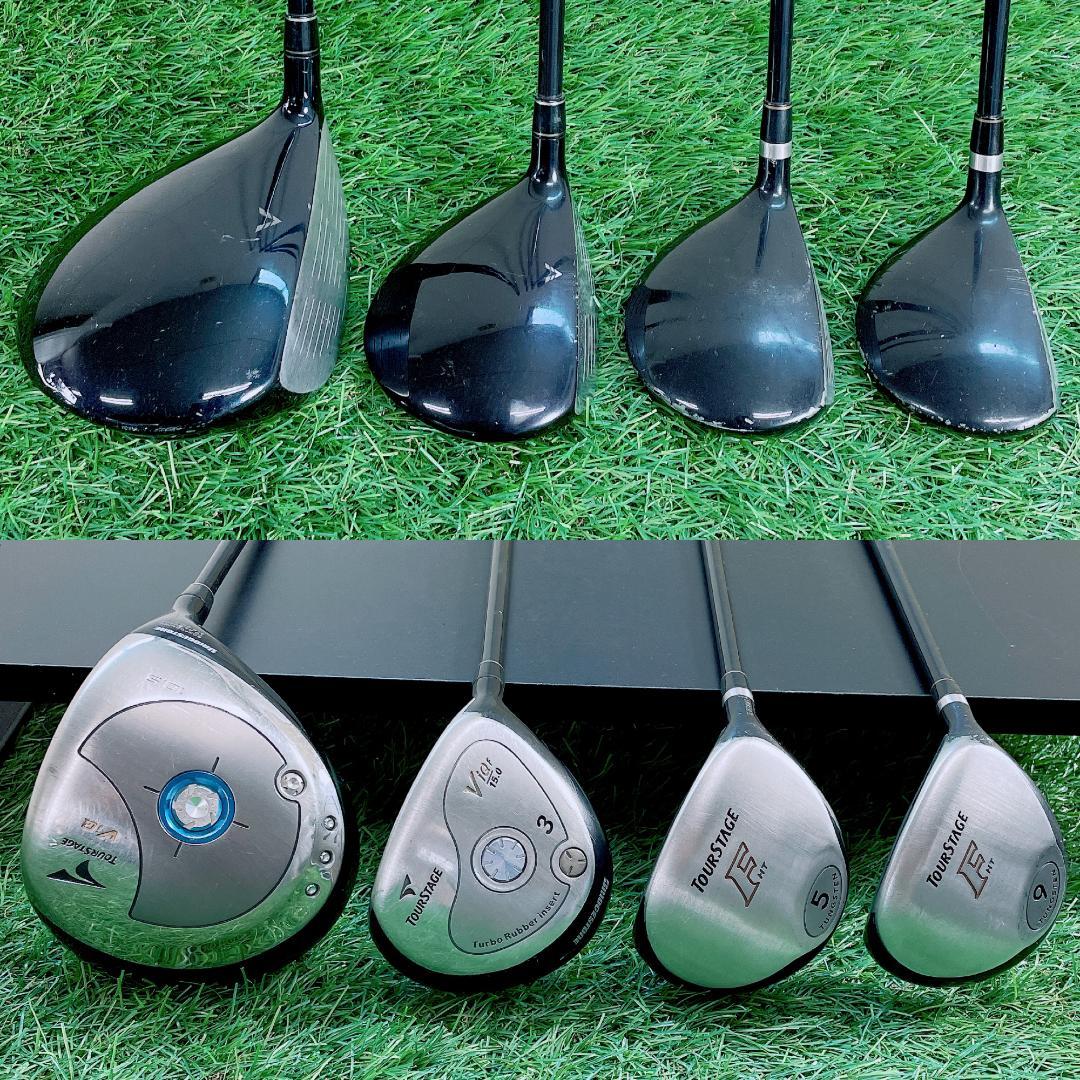 TOURSTAGE ViQ 初心者 メンズ ゴルフクラブ 13本 N2441
