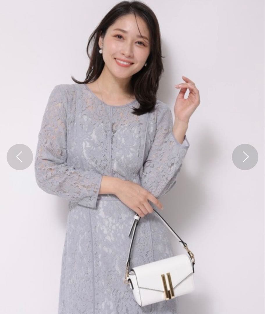 【美品】アプワイザーリッシェ＊パイピングレースワンピース