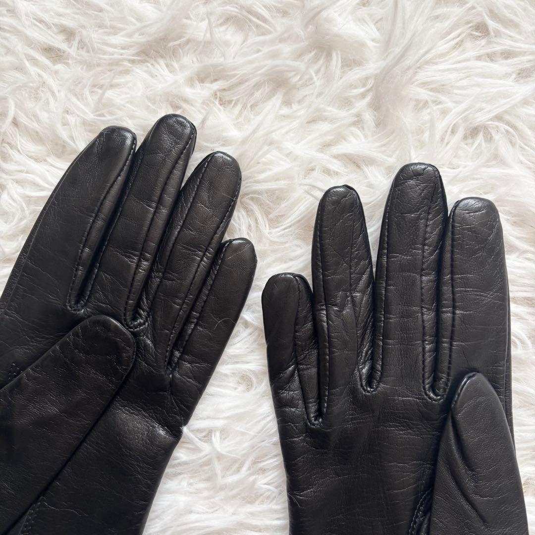 【未使用級】 Vivienne Westwood オーブ 手ぶくろ レザー 革