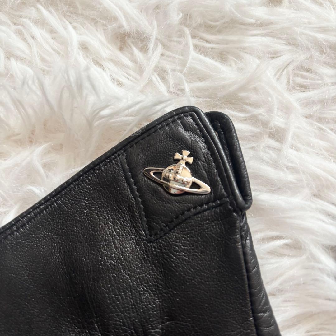 【未使用級】 Vivienne Westwood オーブ 手ぶくろ レザー 革