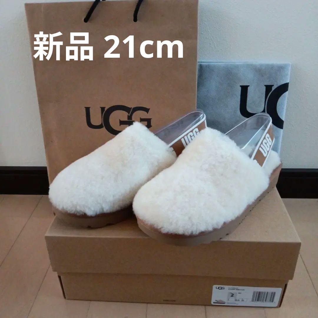 新品 UGG FLUFF YEAH CLOG 21cm