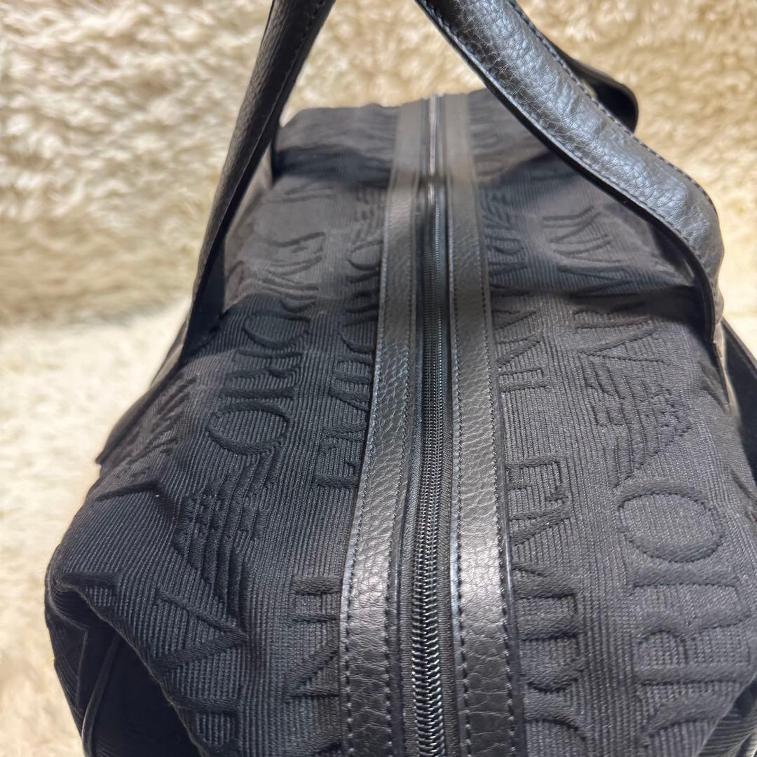 【美品】EMPORIO ARMANI ボストンバッグ　2way カラー黒