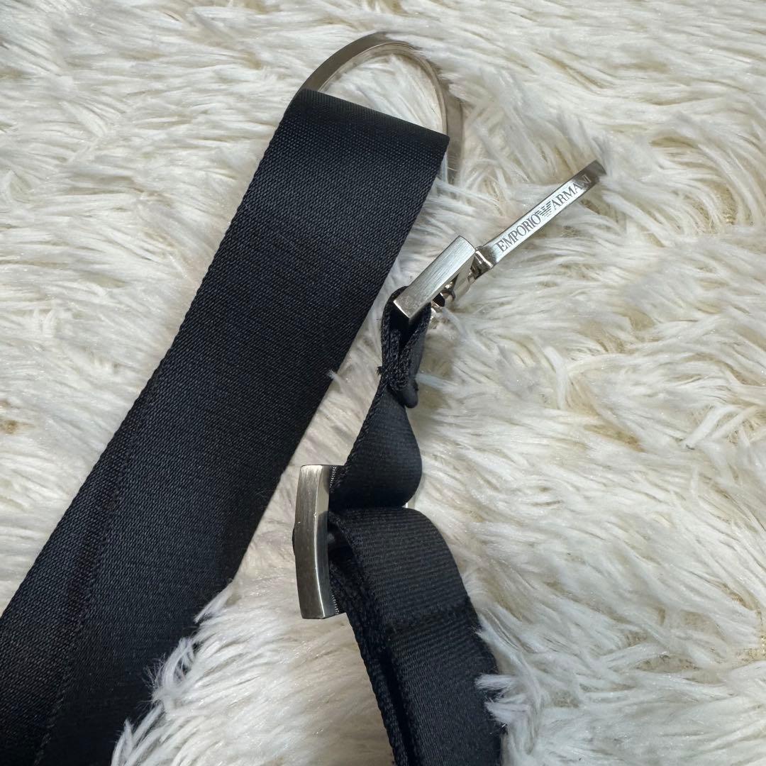 【美品】EMPORIO ARMANI ボストンバッグ　2way カラー黒