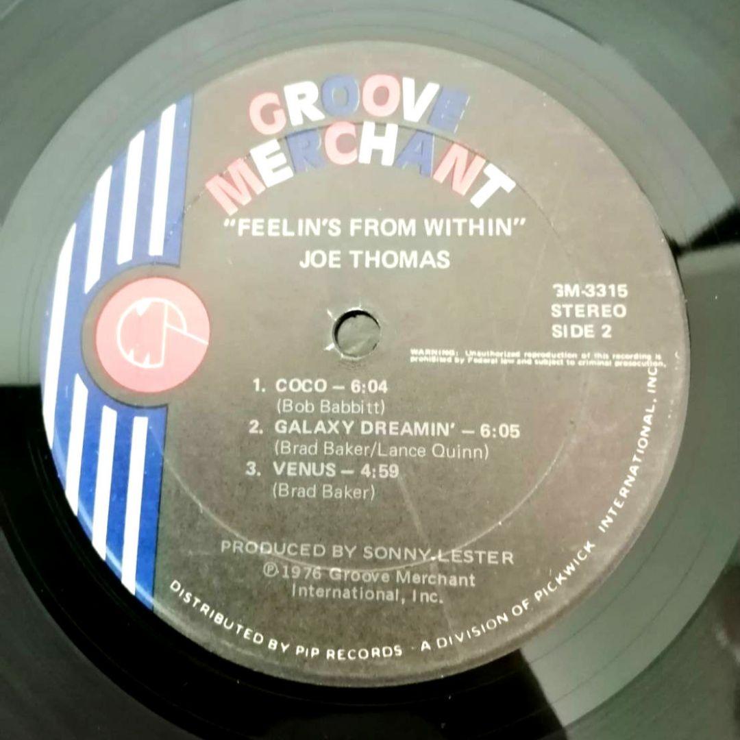 洋楽 JOE THOMAS/FEELIN'S FROM WITHIN 1LP