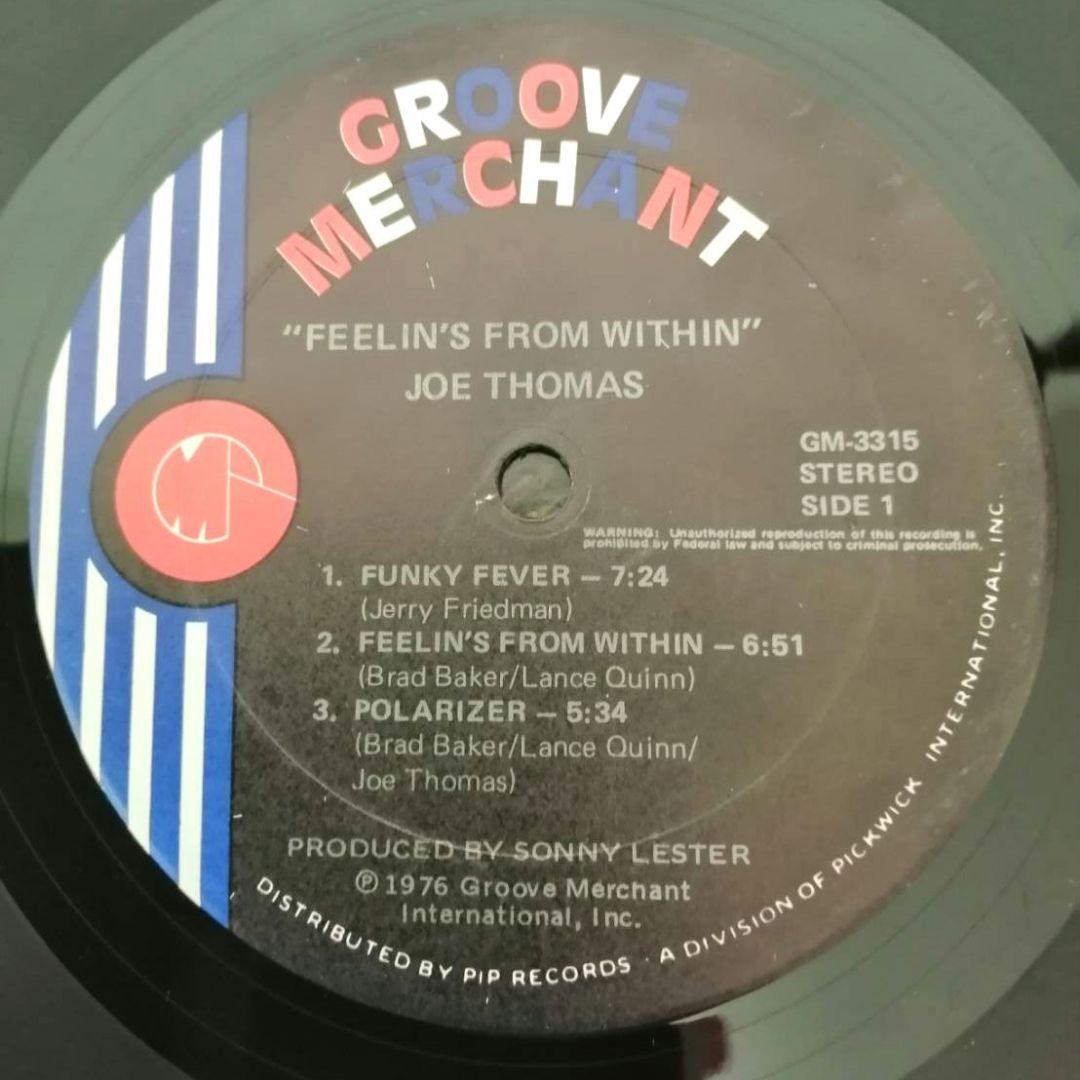 洋楽 JOE THOMAS/FEELIN'S FROM WITHIN 1LP