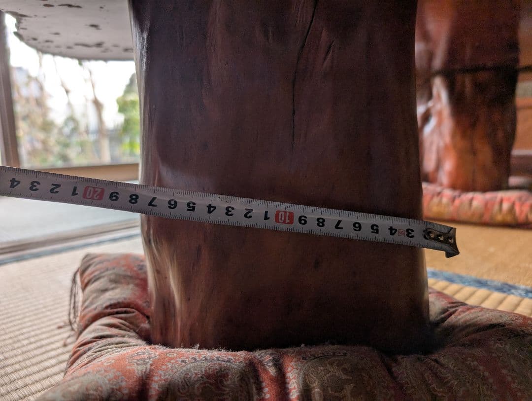 天然木製 光沢座卓