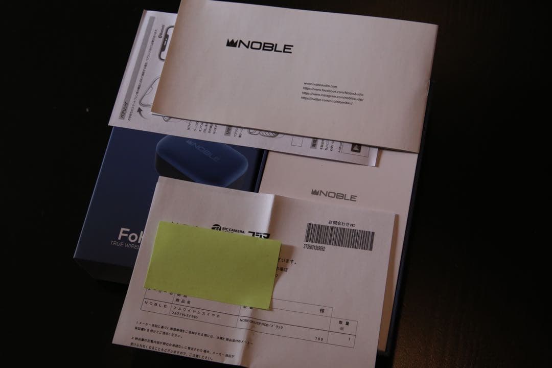 Noble FoKus PRO ワイヤレスイヤホン