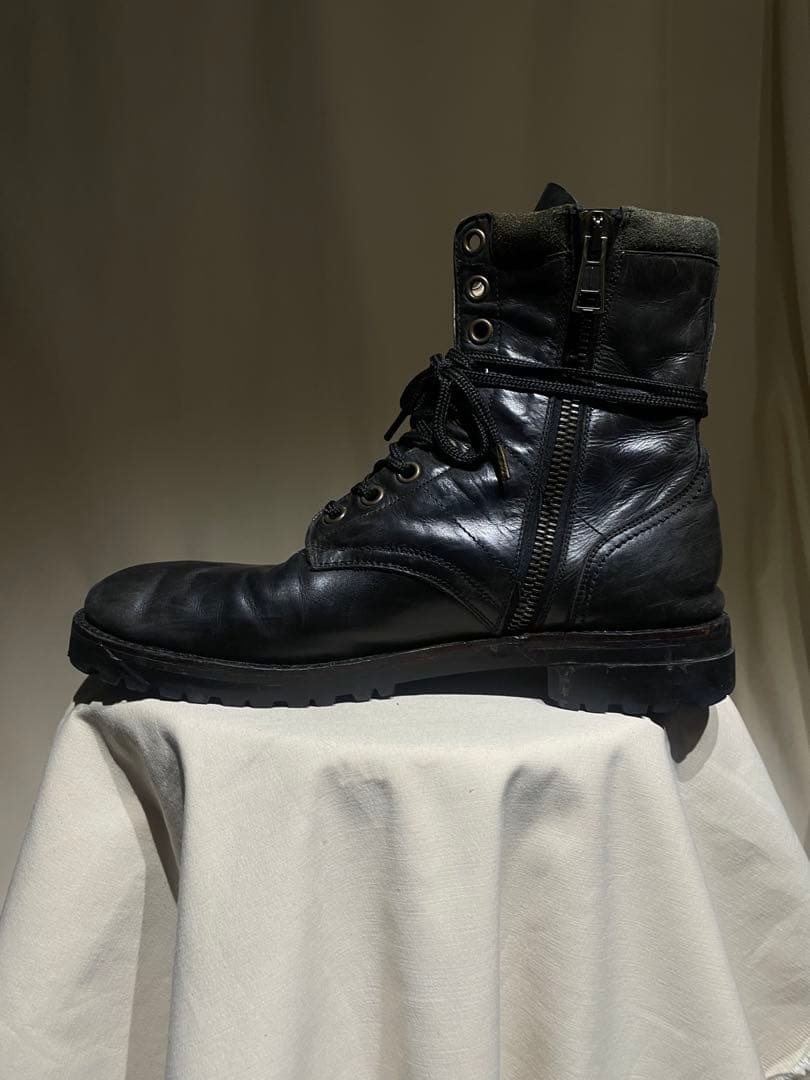靴 FW2008 Number Nine Calfskin Combat Boots