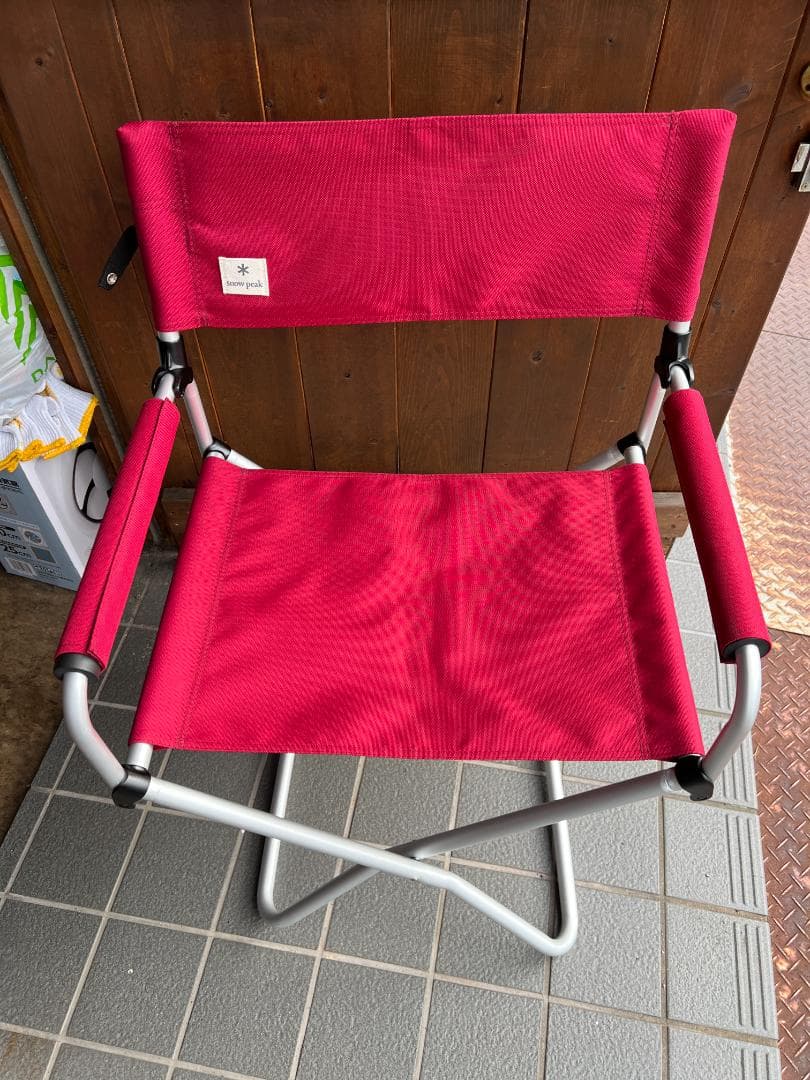 スノーピーク　 FDチェア レッド　2脚セット