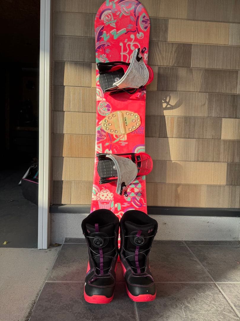 k2キッズスノーボード3点セット 120センチ