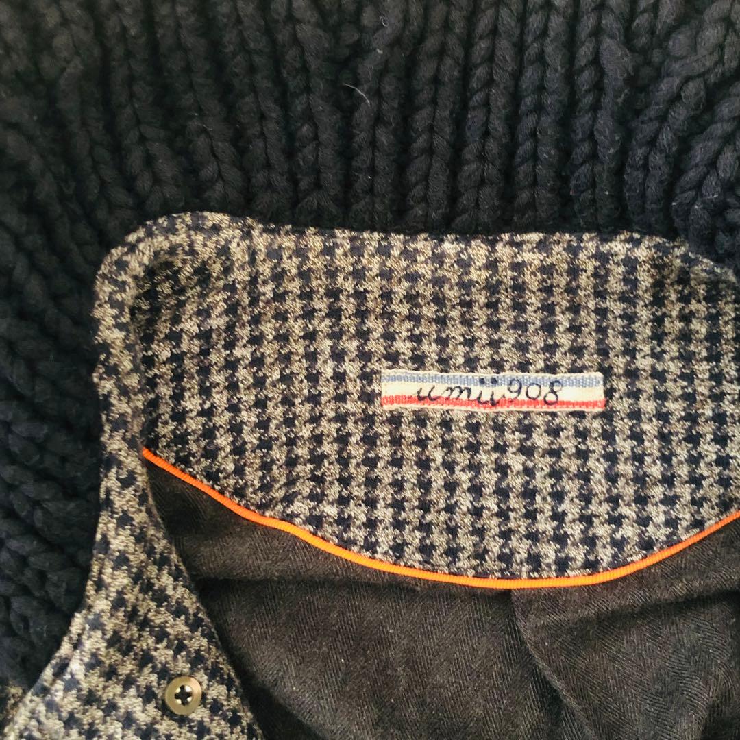 専用Merkuroさん Umii908 45rpmニット襟 コットンダブルコート