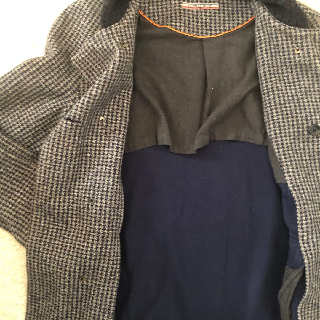 専用Merkuroさん Umii908 45rpmニット襟 コットンダブルコート