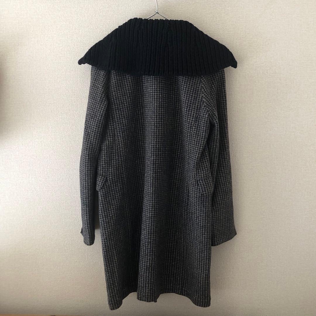 専用Merkuroさん Umii908 45rpmニット襟 コットンダブルコート