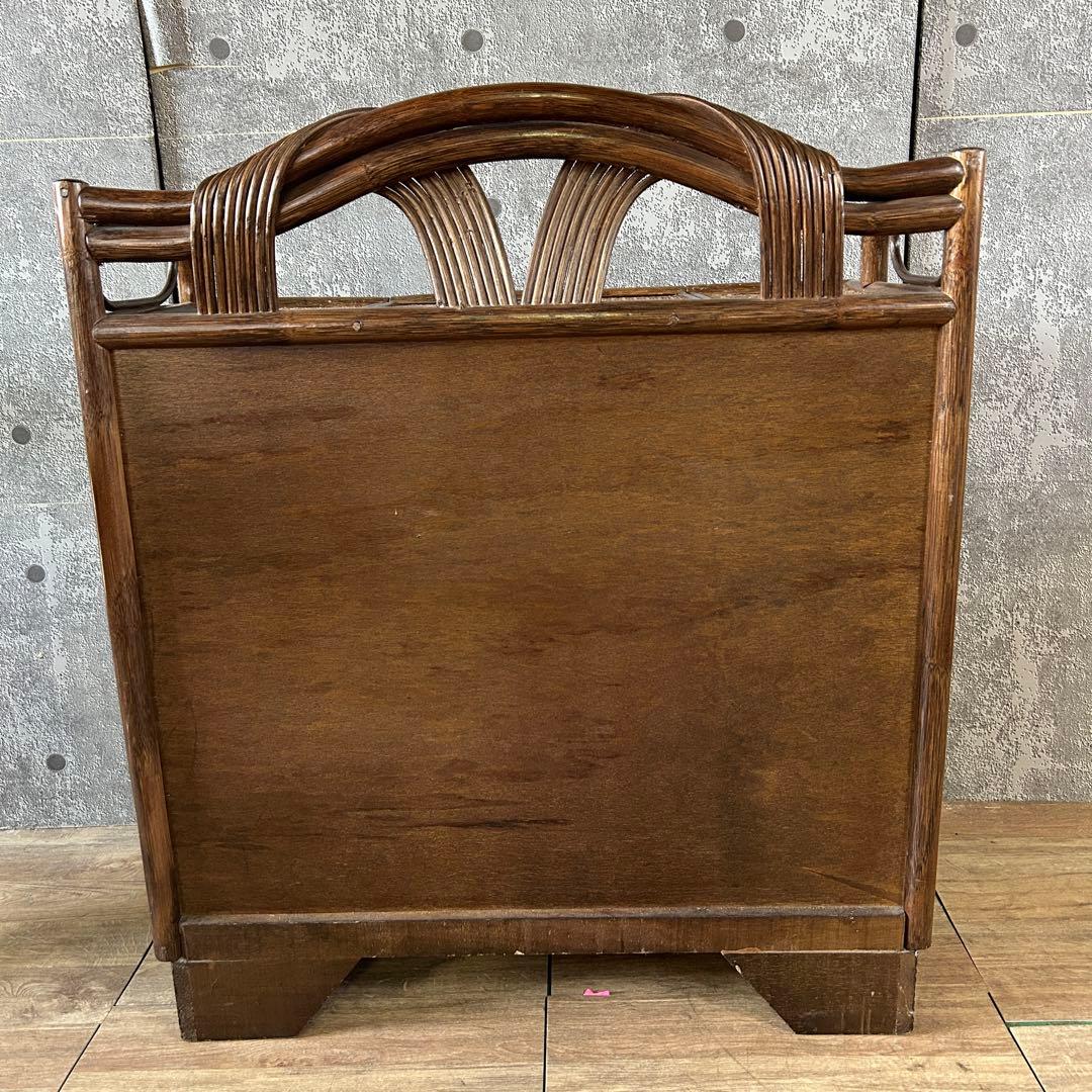 ꧁籐家具꧂ラタン3段チェスト たんす タンス 箪笥 ドレッサー 化粧鏡台 メイク