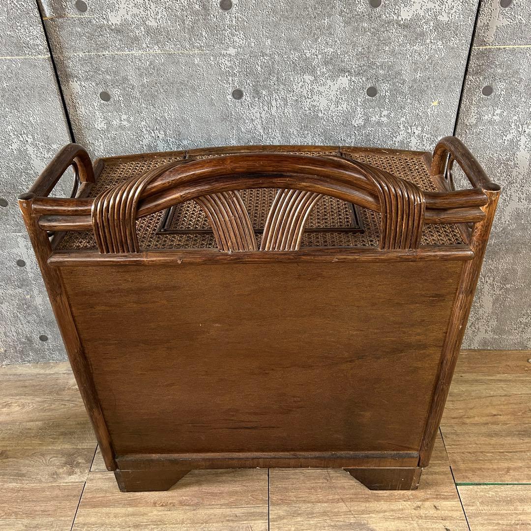 ꧁籐家具꧂ラタン3段チェスト たんす タンス 箪笥 ドレッサー 化粧鏡台 メイク