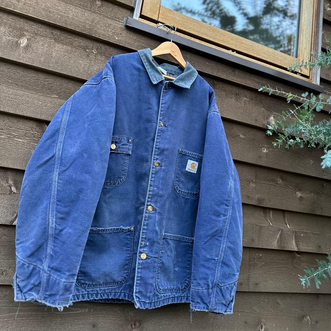 90s カーハート チョアコート　カバーオール　デトロイト　USA 野村訓市