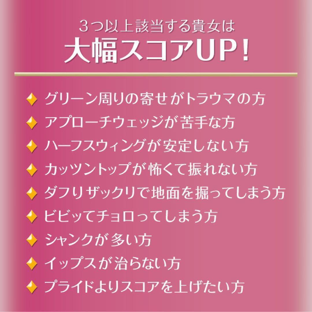 希少な左♥ラクに10打縮まる優しいチッパー新発売♥ダイナミクス ツアーチッパー
