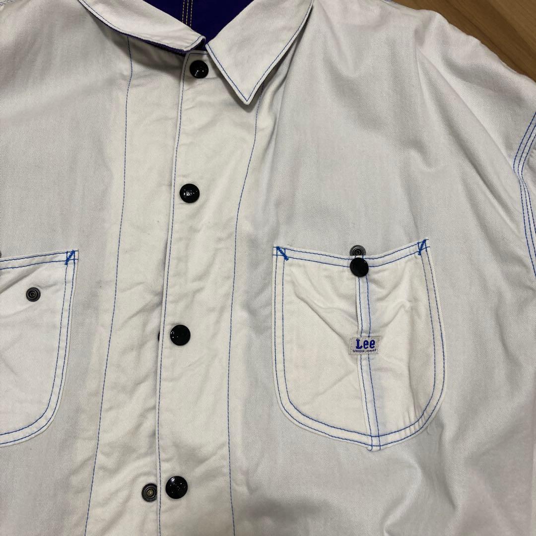 ChahChah×TENBOX×Lee/リバーシブルカバーオール/紫白10匣