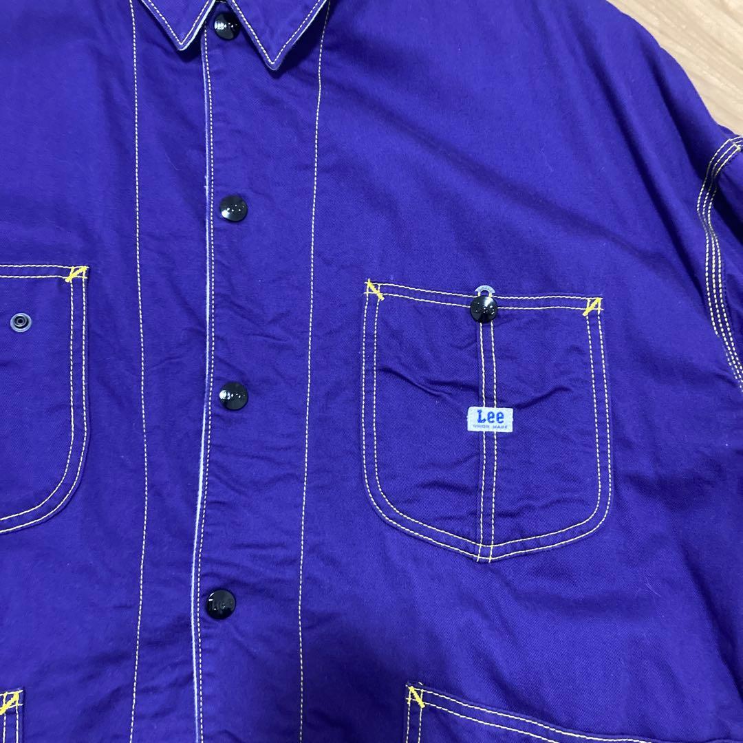 ChahChah×TENBOX×Lee/リバーシブルカバーオール/紫白10匣