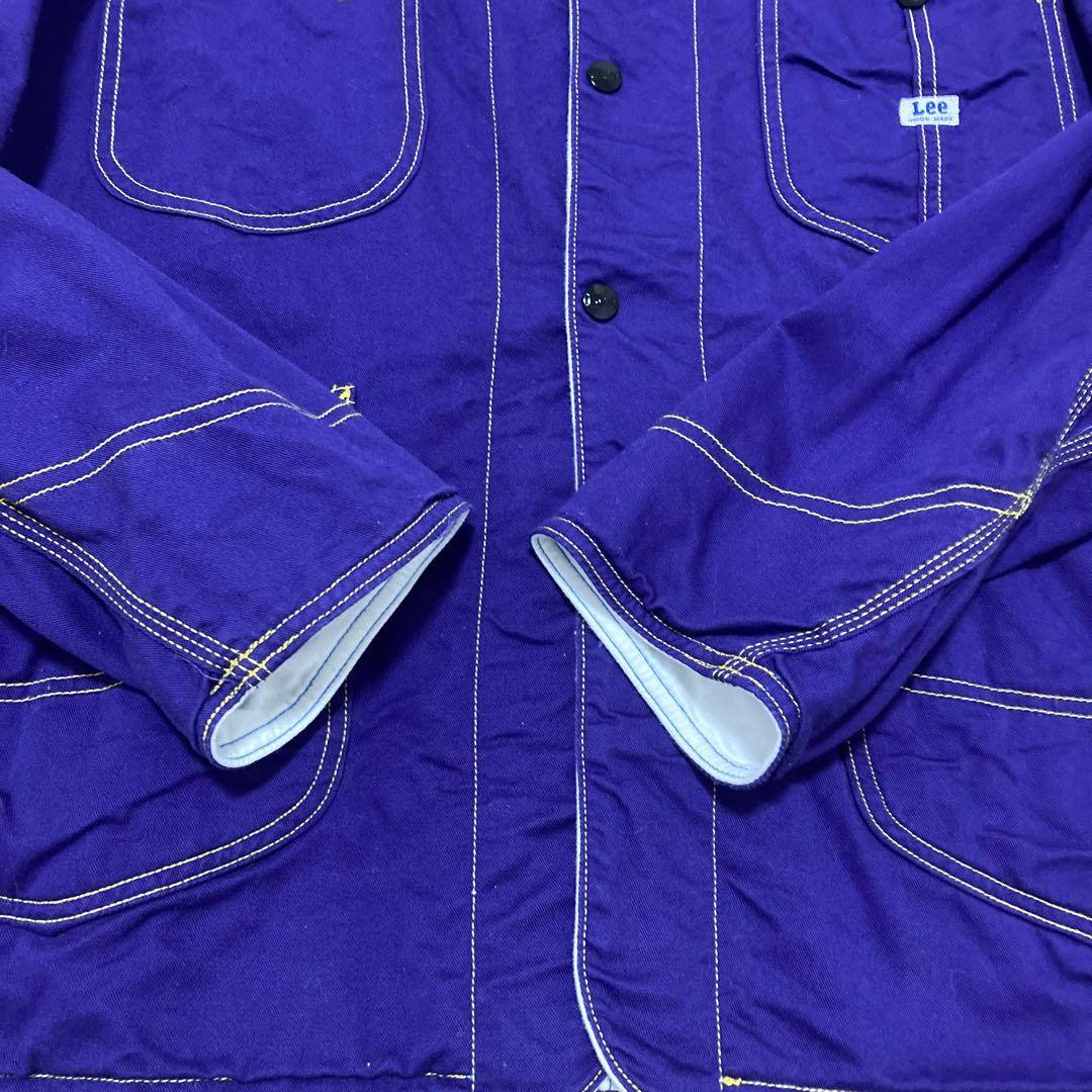 ChahChah×TENBOX×Lee/リバーシブルカバーオール/紫白10匣