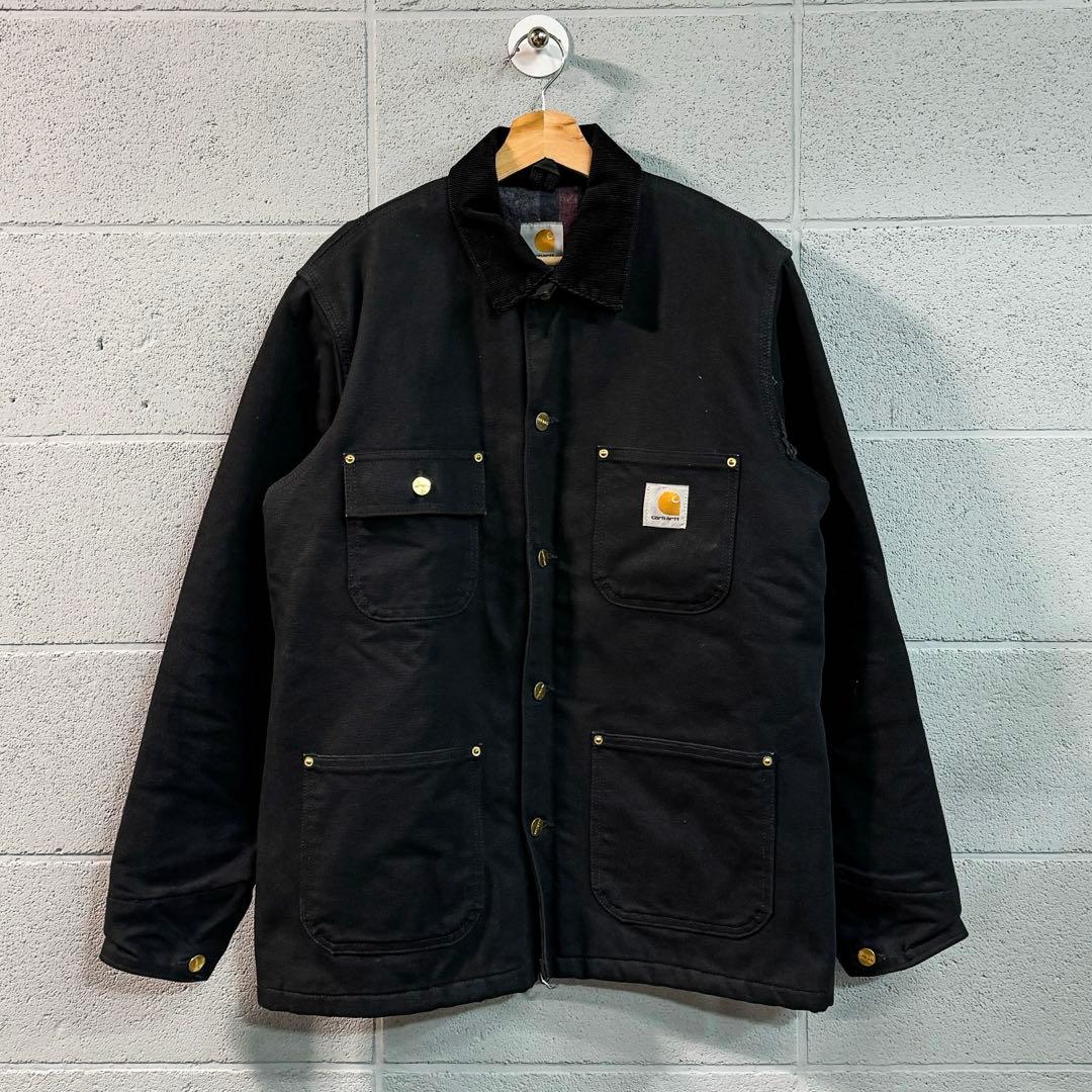 『極美品』carhartt ミシガンチョアコート 黒 カーハート 90s00s