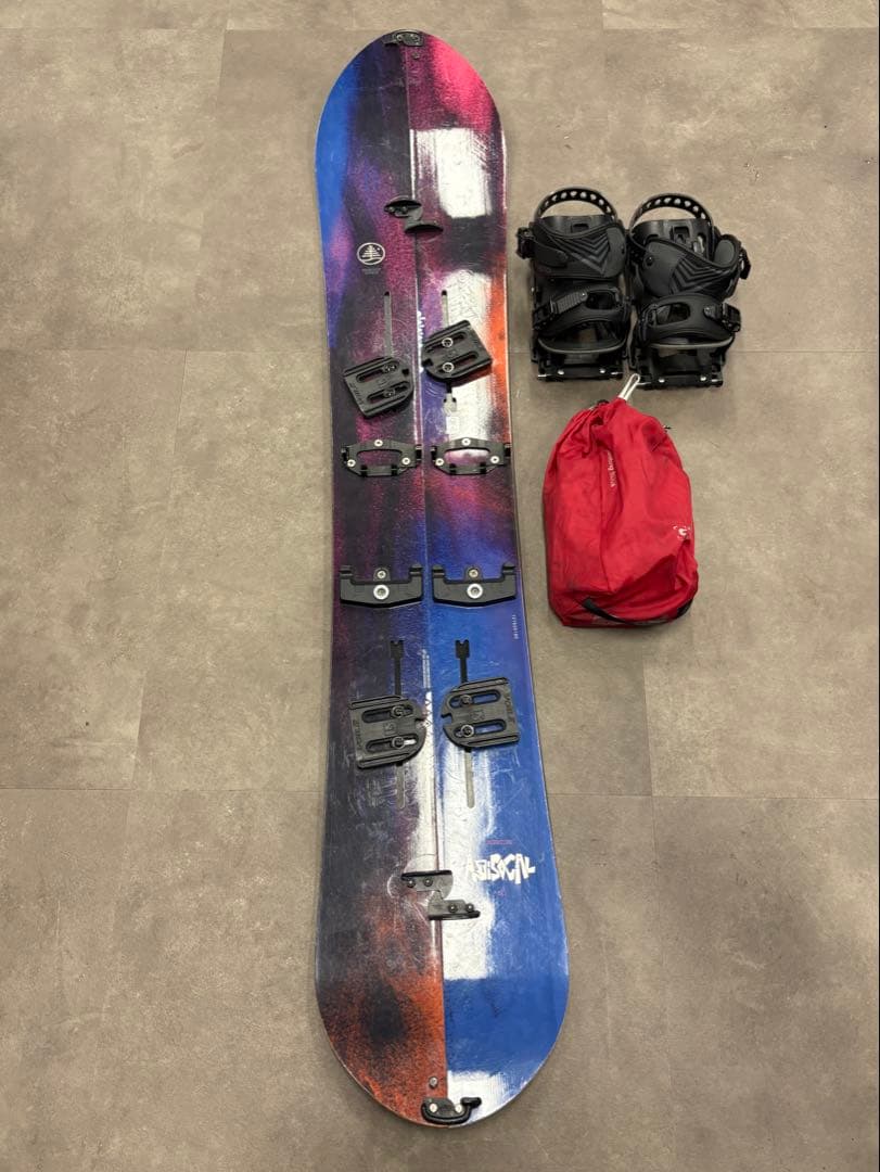 Burtonスプリットボードセット 150cm Spark バイン＋G3スキン