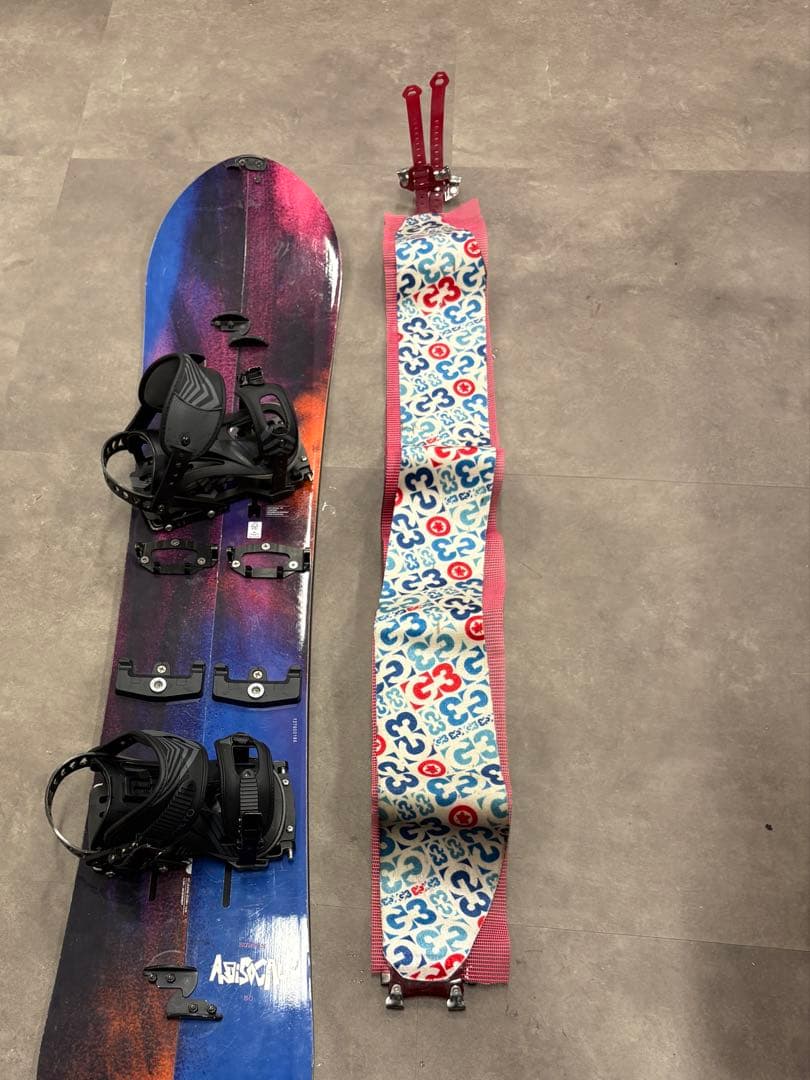 Burtonスプリットボードセット 150cm Spark バイン＋G3スキン