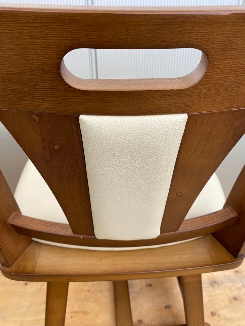 協立工芸　ダイニングチェア 回転椅子 こたつ用 　2脚セット