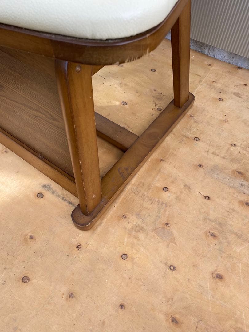 協立工芸　ダイニングチェア 回転椅子 こたつ用 　2脚セット