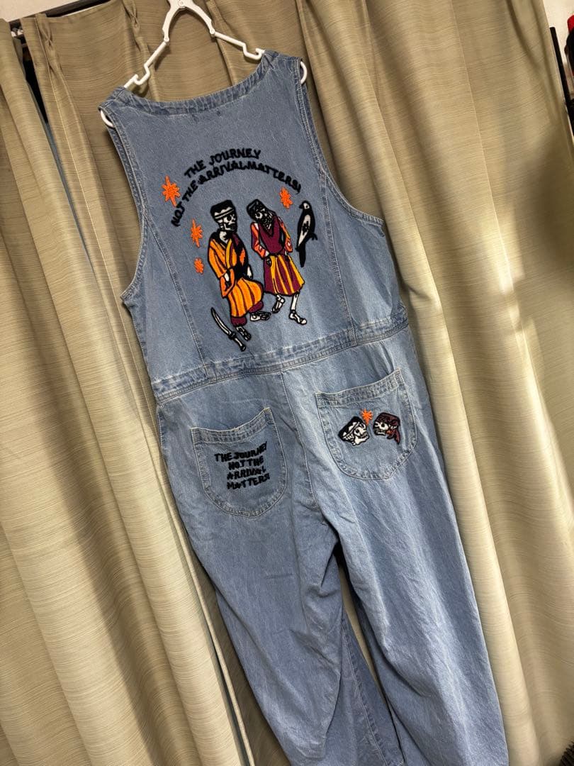 チャイハネ　デニムオーバーオール