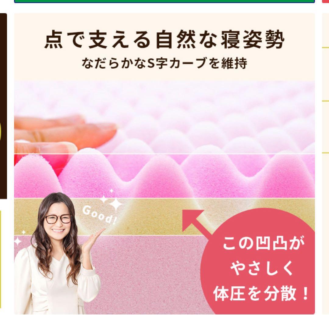 西川 ムアツ布団 点で支える シングル　新品未使用　即決価格