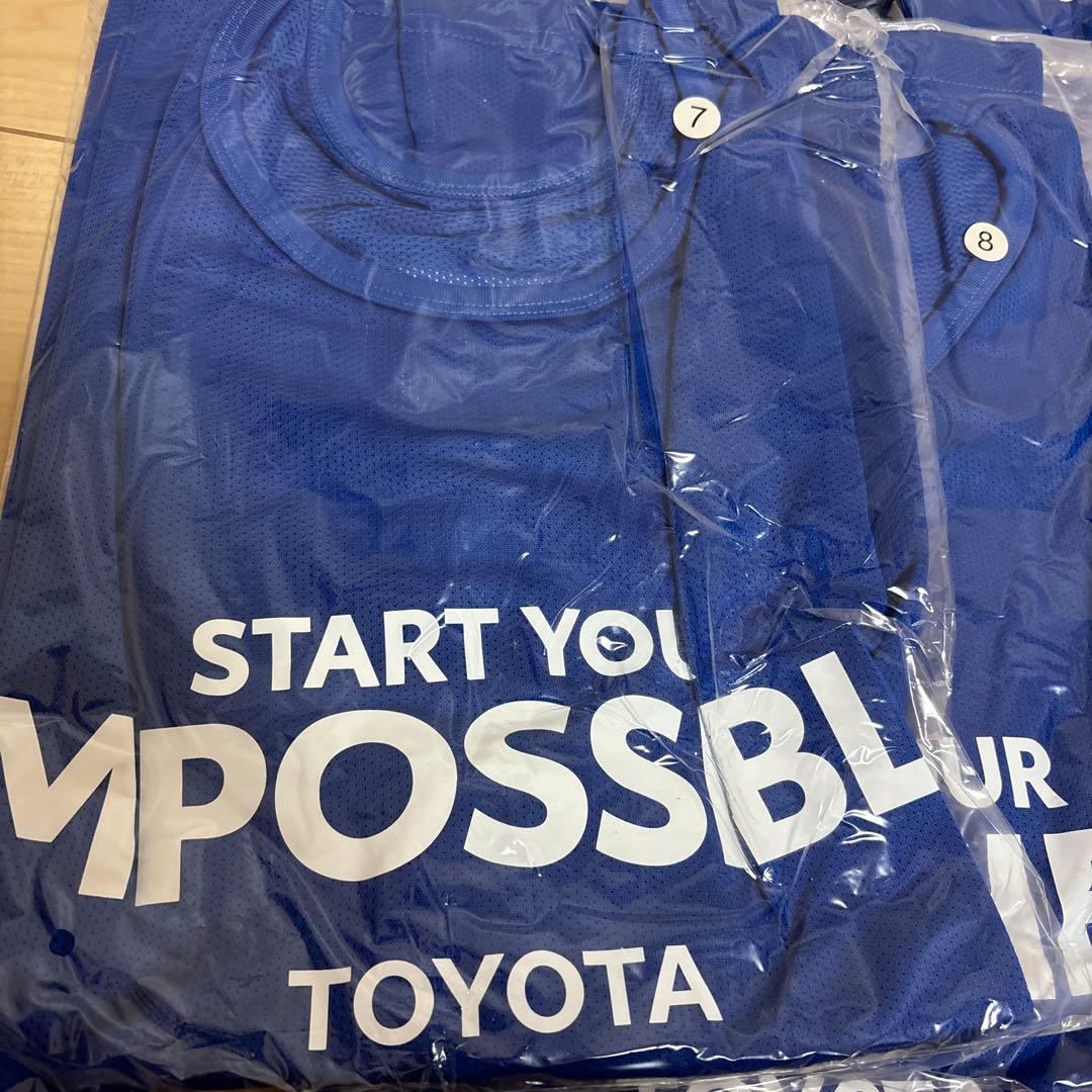 【新品未開封】ビブス　青色　大人背番号入り 12枚セット